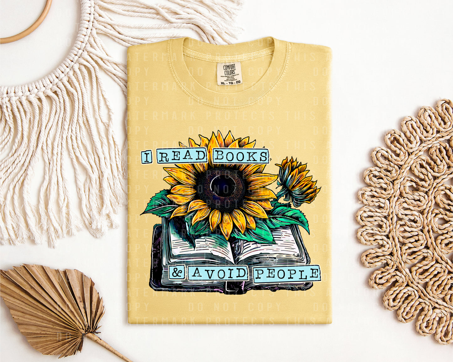 I Read Books & Avoid People Graphic Tee