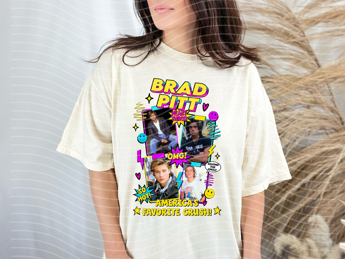 Teen Crush Brad P Graphic Tee
