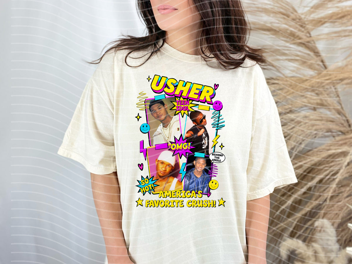 Teen Crush Usher Graphic Tee