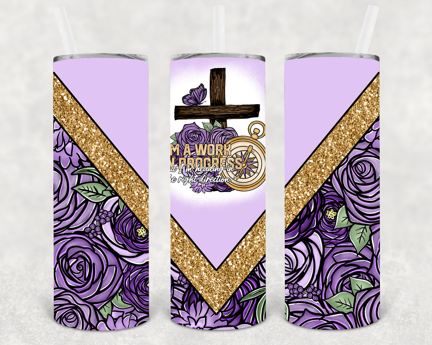 I'm a Work in Progress 20 oz Skinny Tumbler