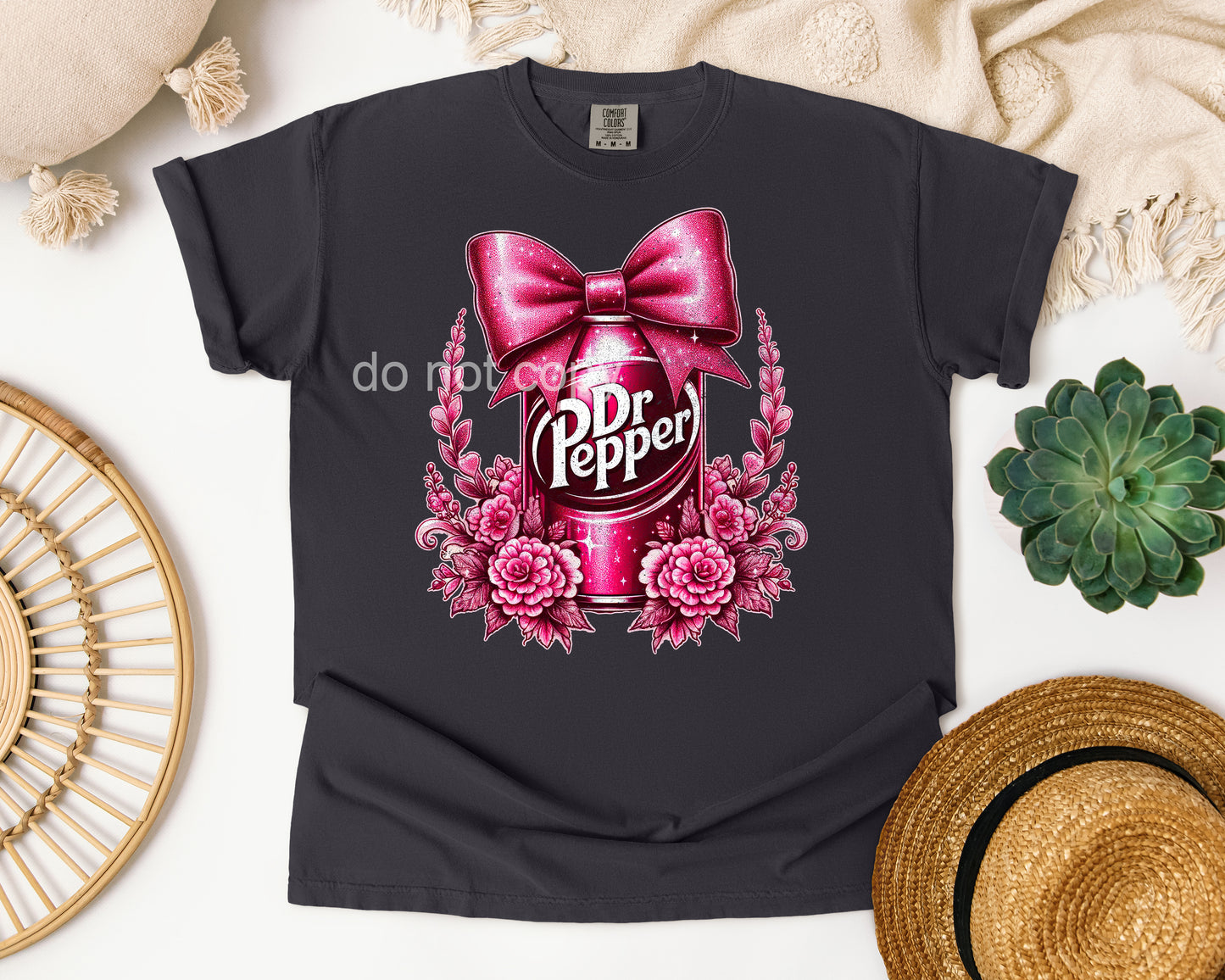 Floral Dr Pepper Graphic Tee
