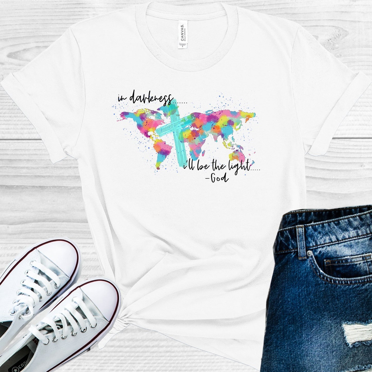 In Darkness Ill Be The Light Graphic Tee Graphic Tee