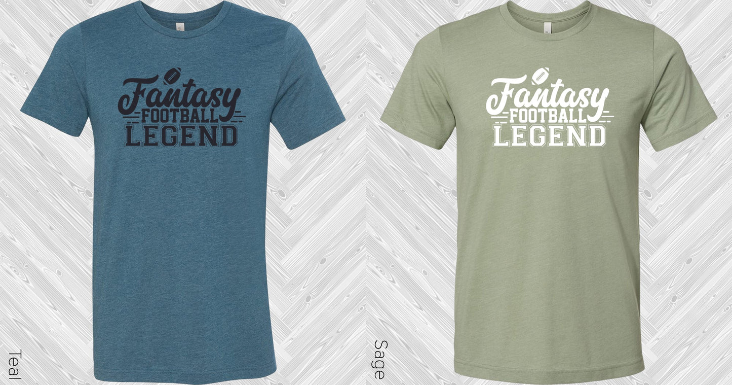 Fantasy Football Legend Graphic Tee Graphic Tee