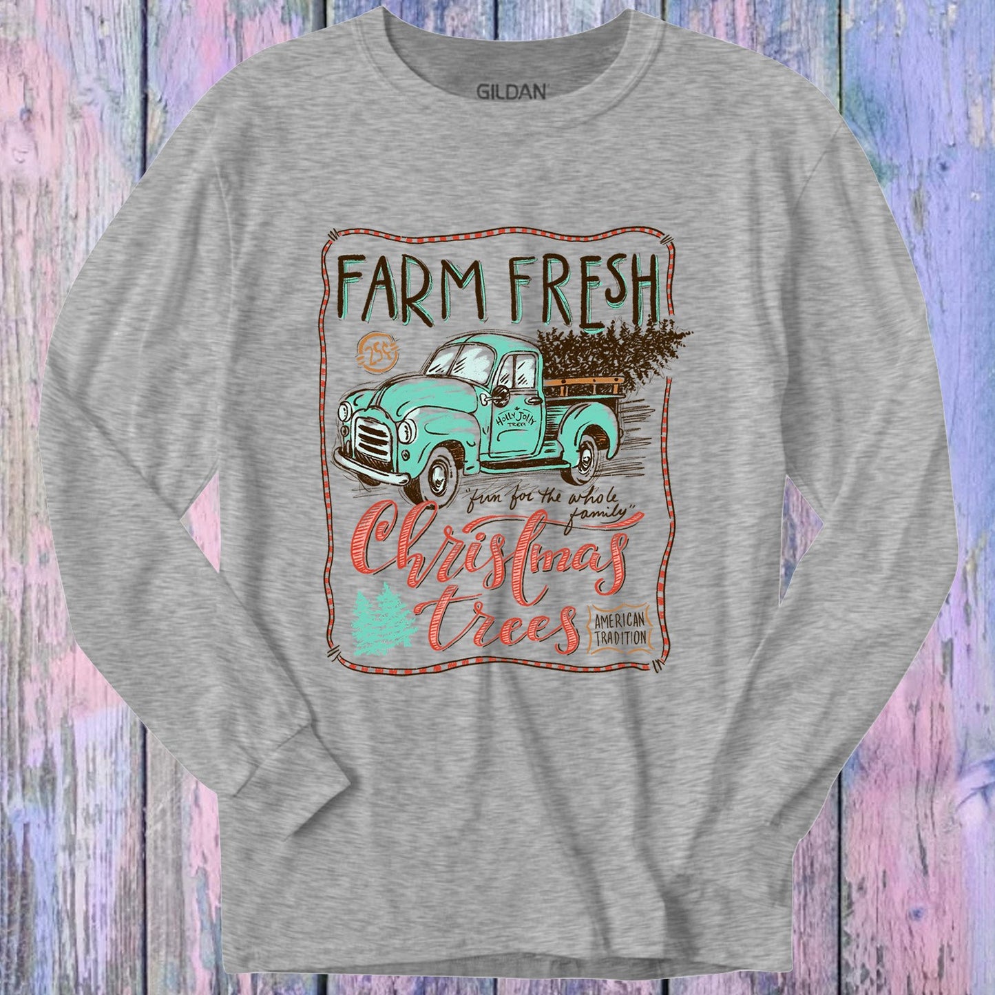 Farm Fresh Christmas Trees Graphic Tee Graphic Tee