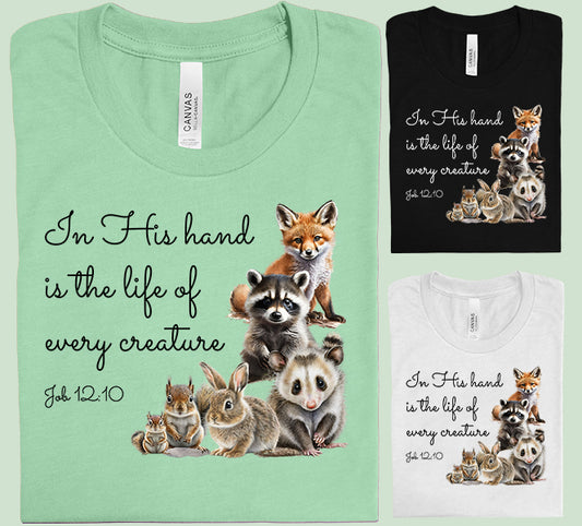 In His Hand Graphic Tee