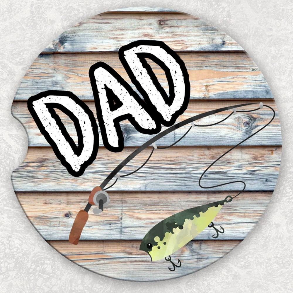 Car Coaster Set - Fishing Dad