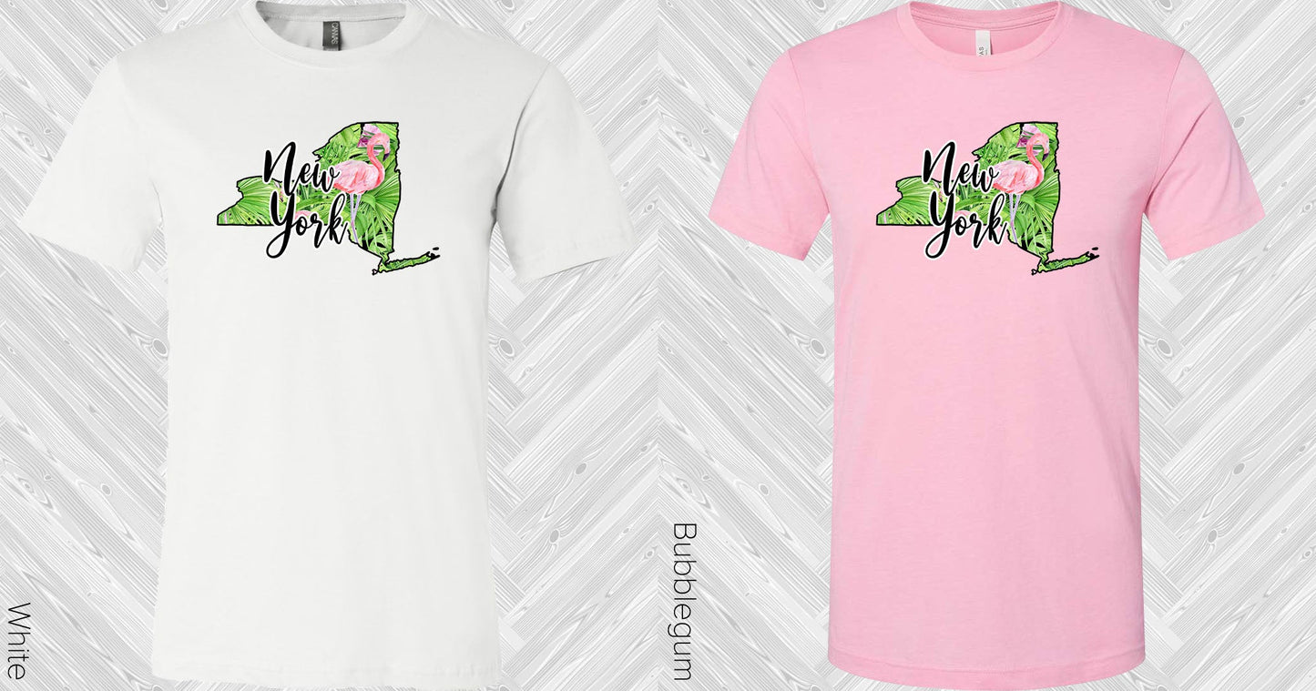 Flamingo Customized State Graphic Tee Graphic Tee