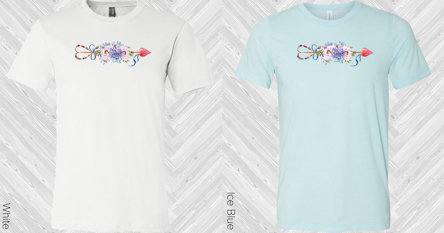 Floral Arrow Graphic Tee Graphic Tee