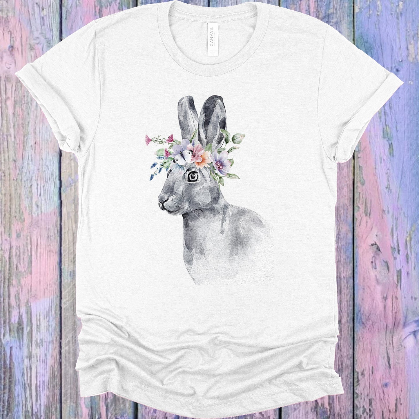 Floral Hare Graphic Tee Graphic Tee