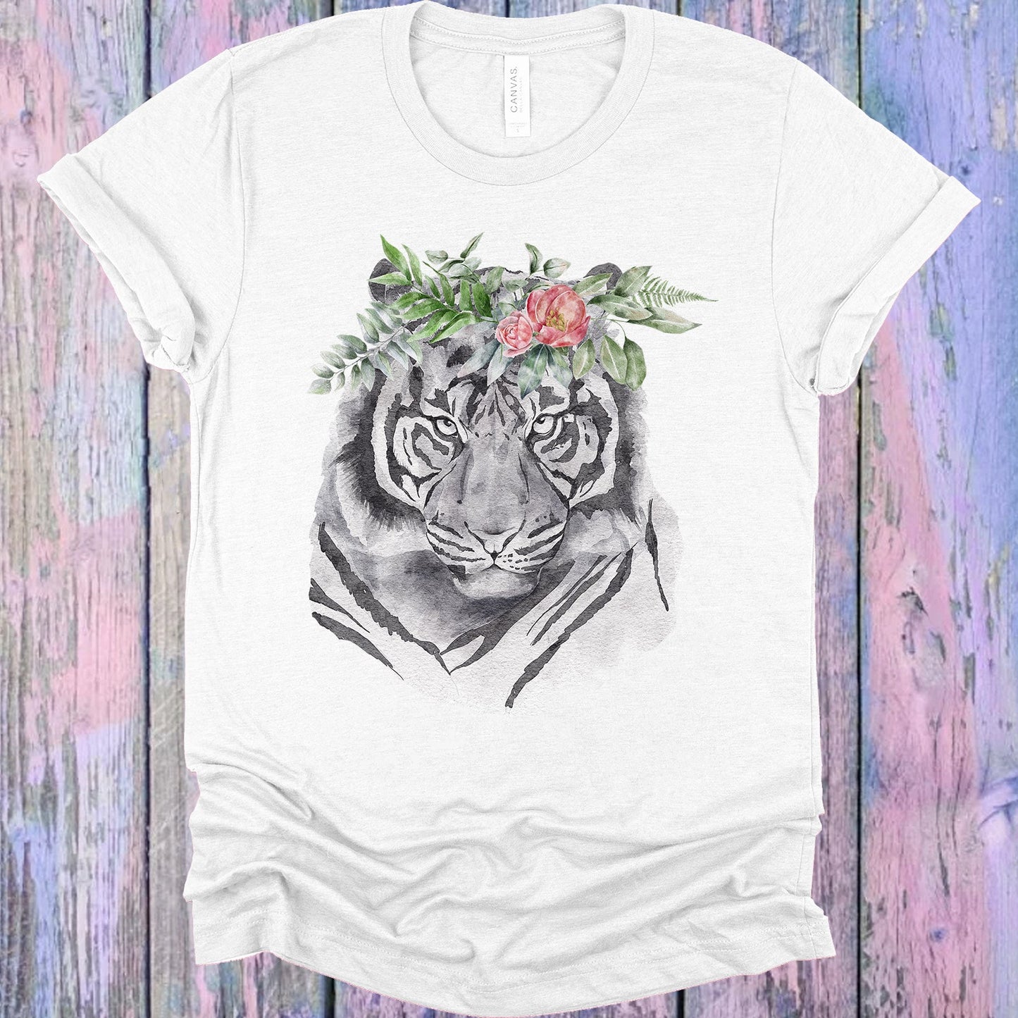 Floral Tiger Graphic Tee Graphic Tee
