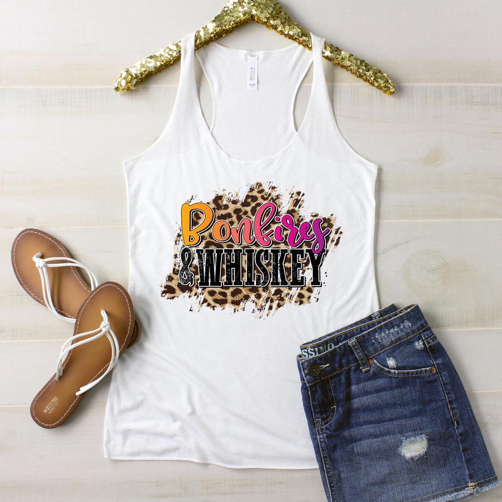 Bonfires & Whiskey Graphic Tee Graphic Tee