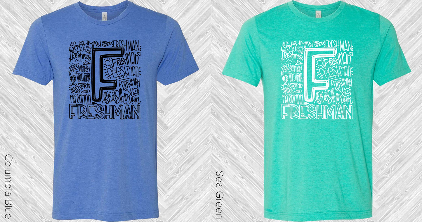 Freshman Subway Art Graphic Tee Graphic Tee