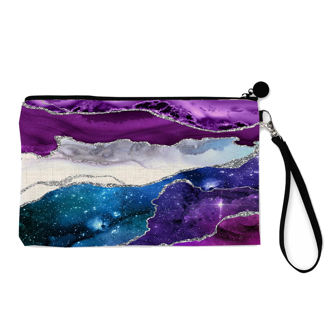 Galaxy Agate Wristlet