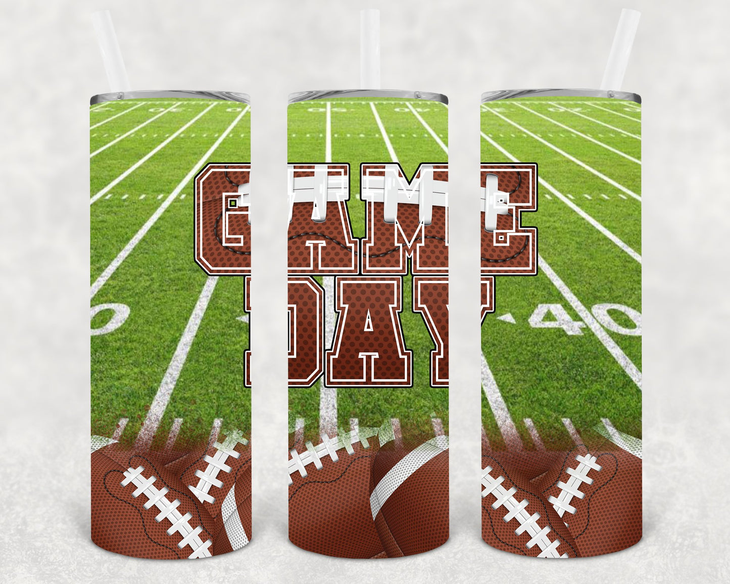 Game Day 20 Oz Skinny Tumbler