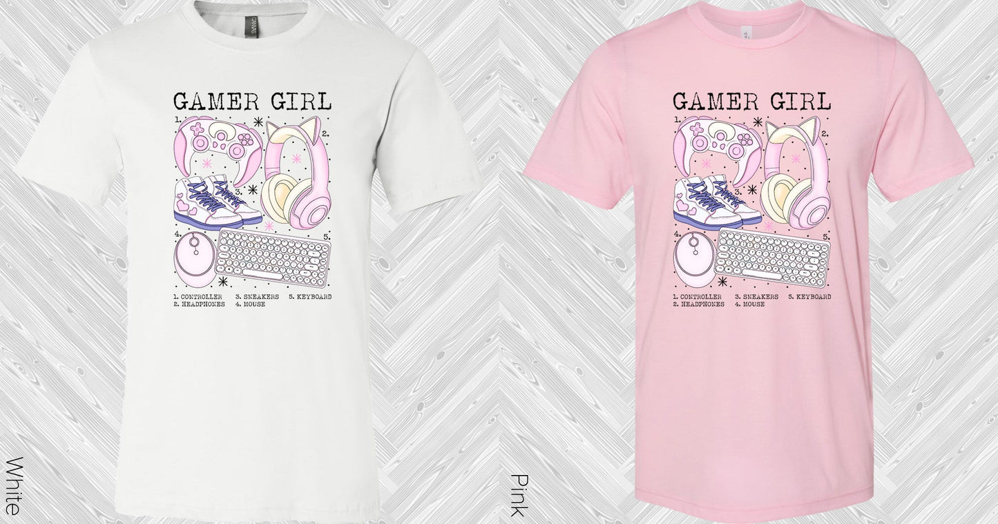 Gamer Girl Graphic Tee Graphic Tee