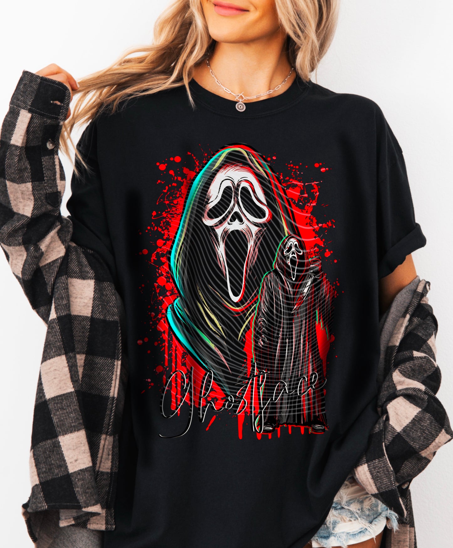 Ghostface Slice and Dice Graphic Tee