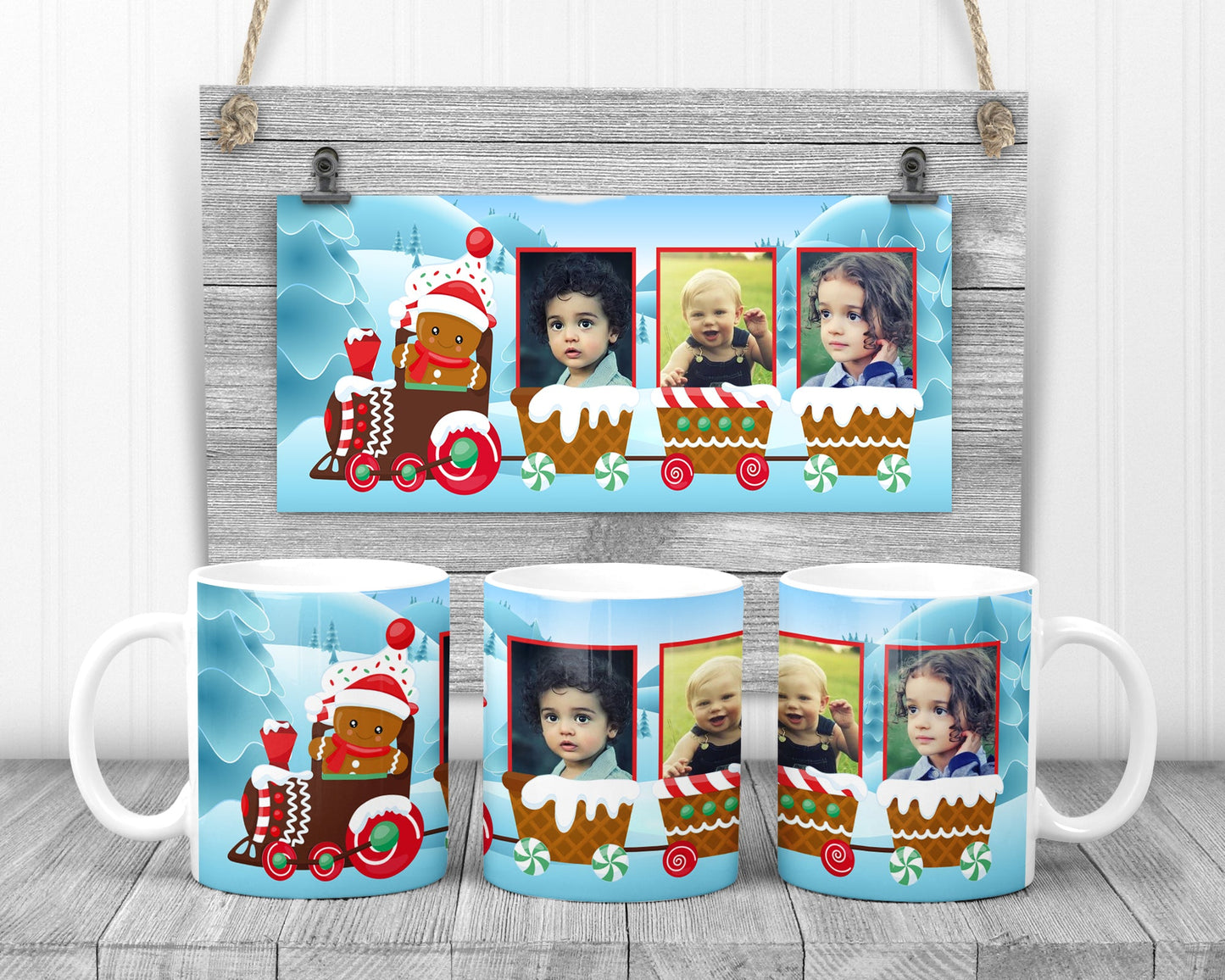 Gingerbread Train Mug Coffee