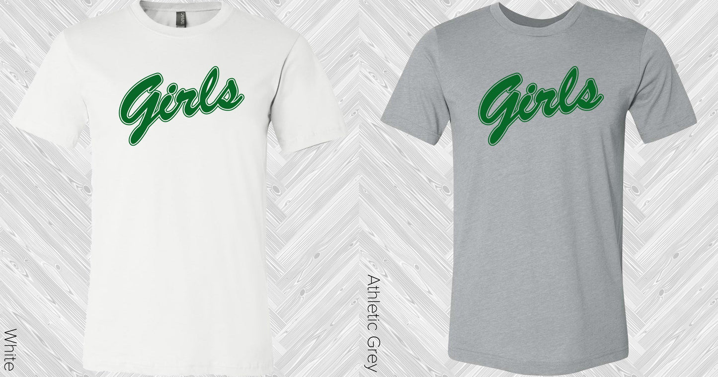 Girls Green Graphic Tee Graphic Tee