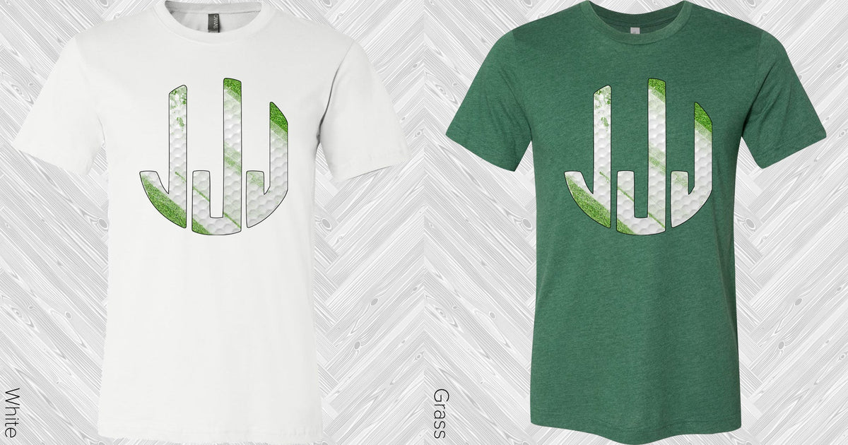 Golf Monogram Graphic Tee Graphic Tee