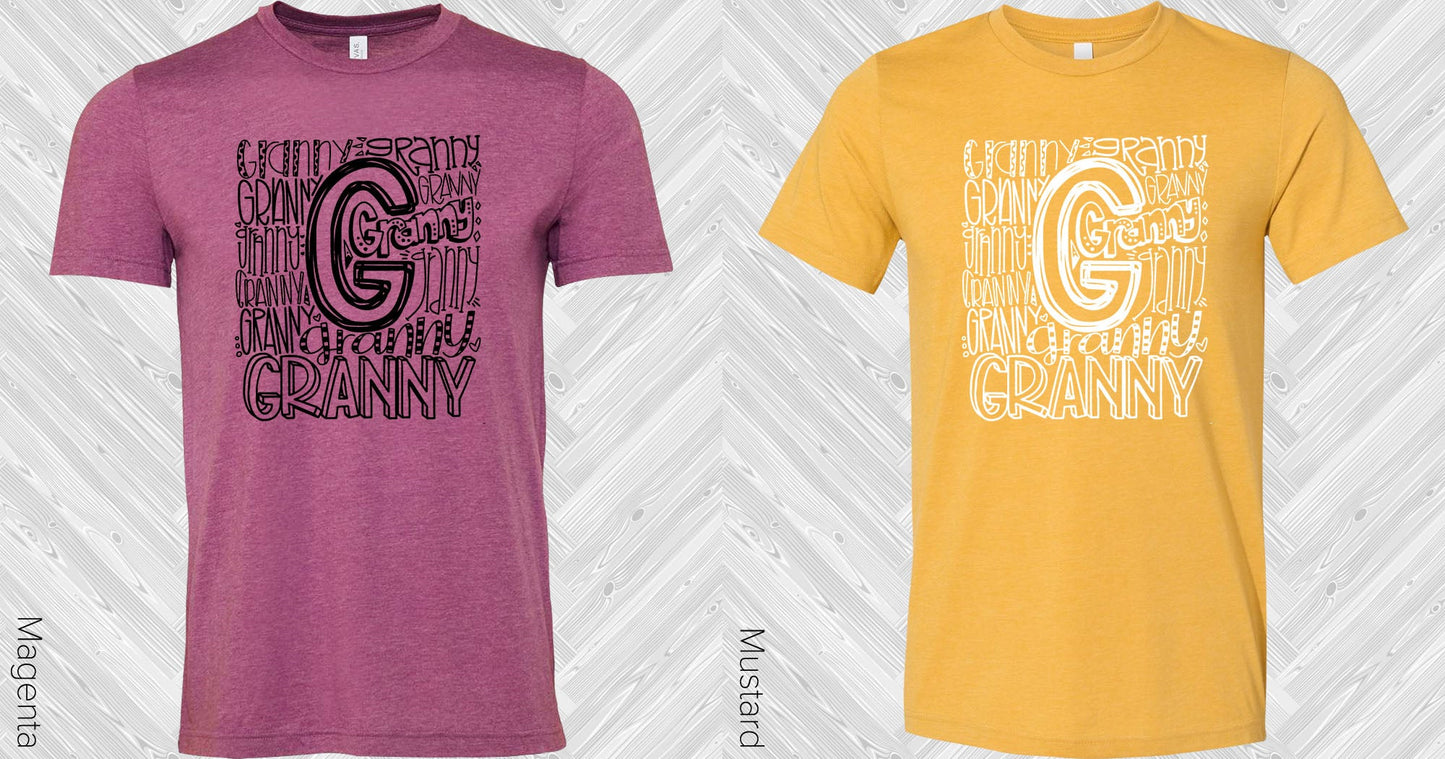 Granny Subway Art Graphic Tee Graphic Tee