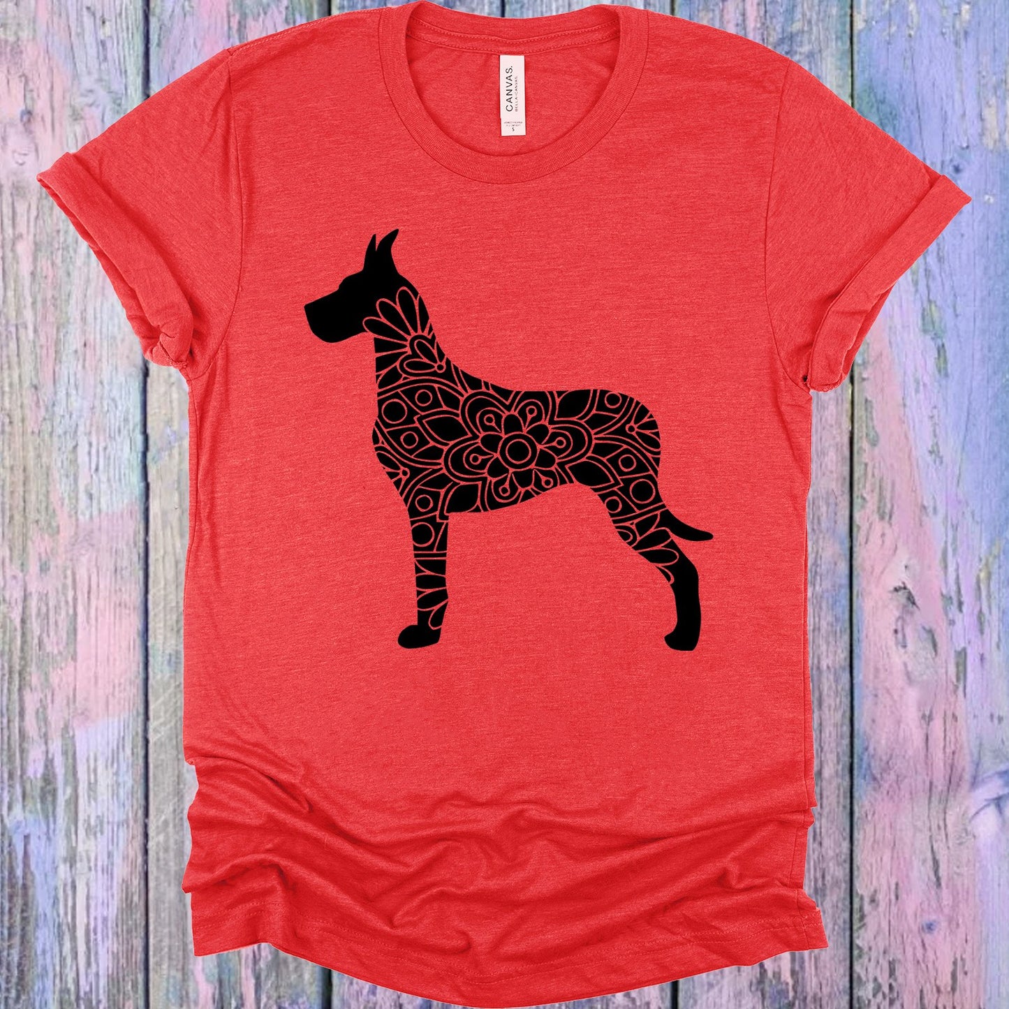 Great Dane Mandala Graphic Tee Graphic Tee