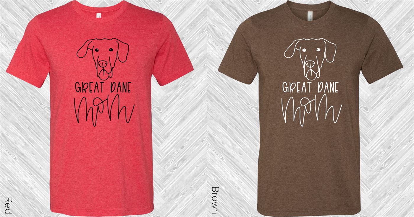 Great Dane Mom Graphic Tee Graphic Tee