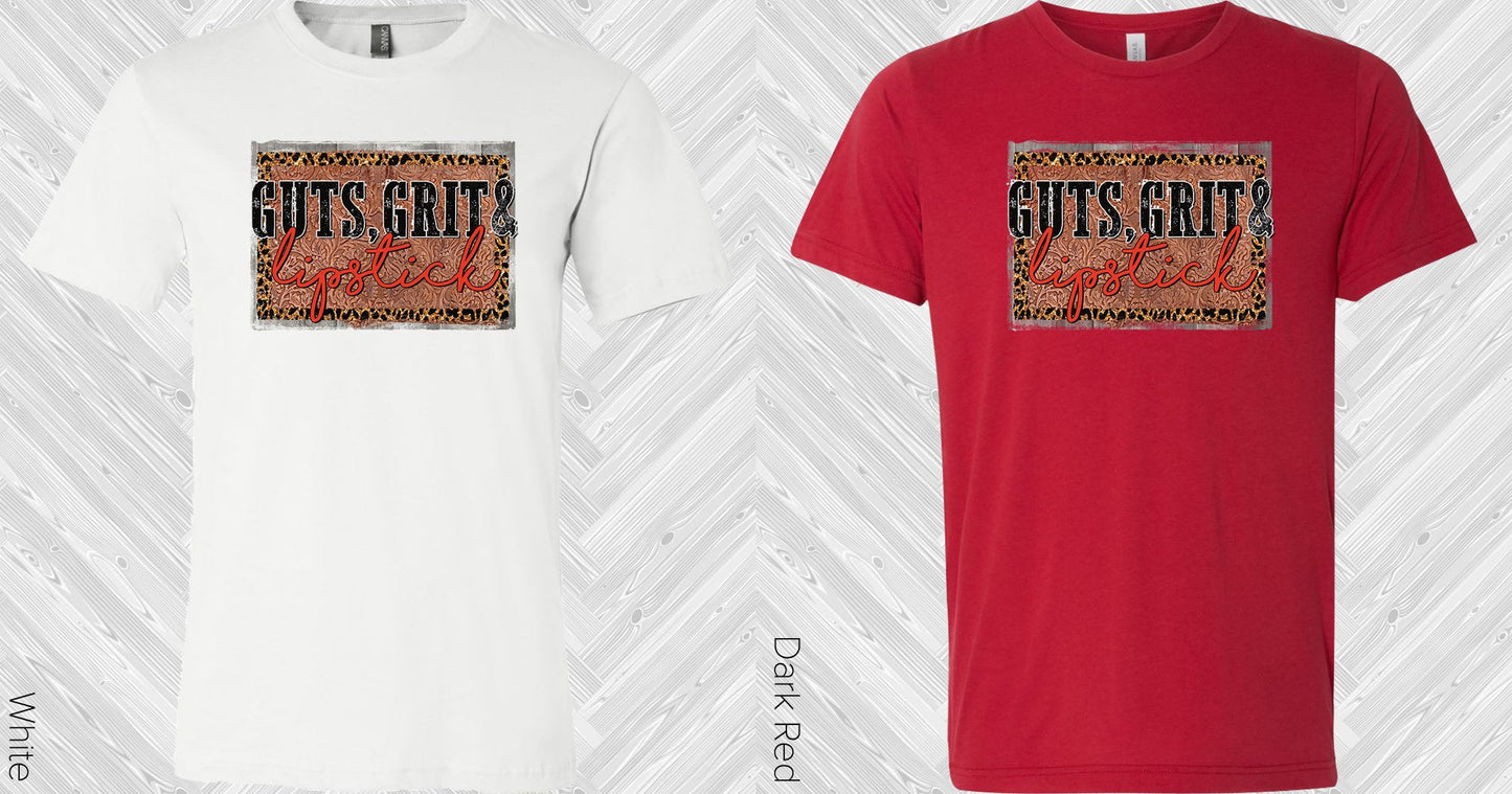 Guts Grit & Lipstick Graphic Tee Graphic Tee