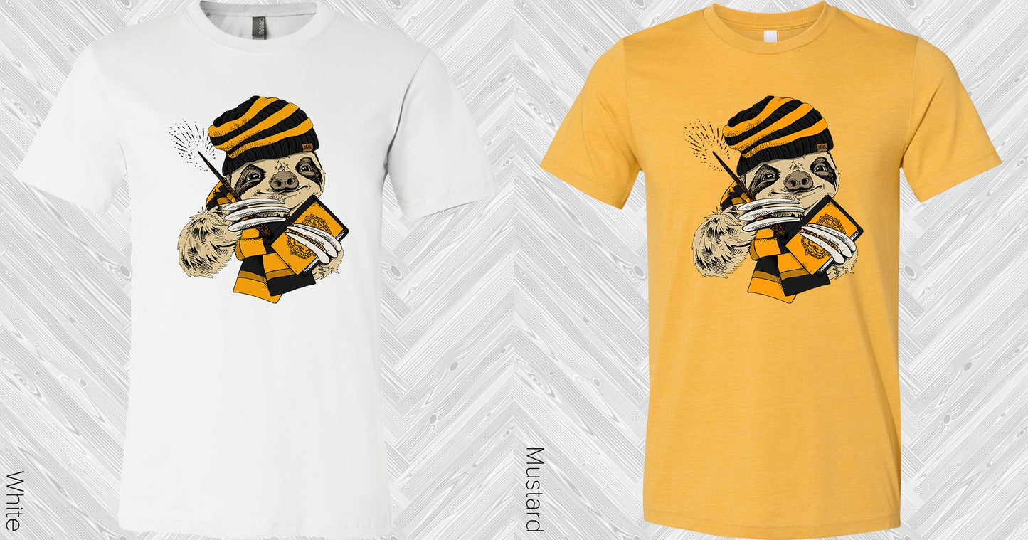 Hp Hufflepuff Sloth Graphic Tee Graphic Tee