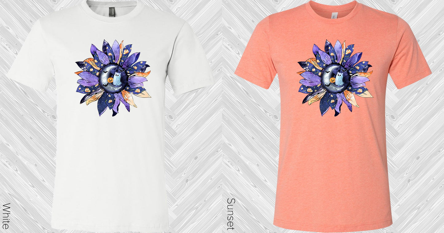 Halloween Sunflower Graphic Tee Graphic Tee