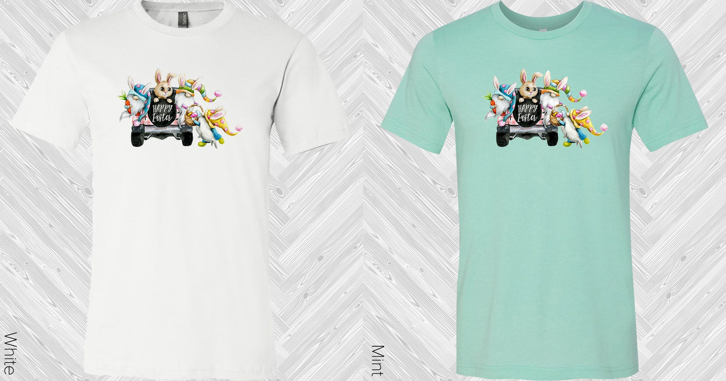 Happy Easter Gnomes Graphic Tee Graphic Tee