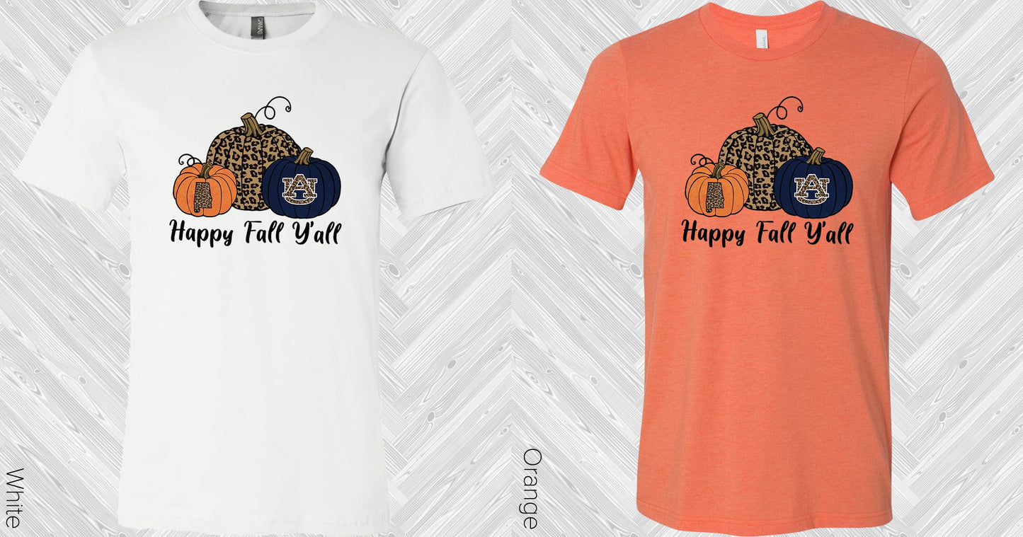 Happy Fall Yall Graphic Tee Graphic Tee