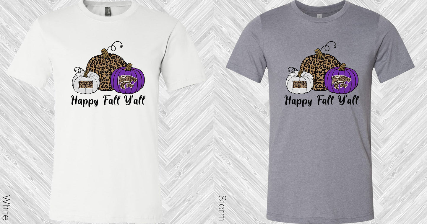 Happy Fall Yall Graphic Tee Graphic Tee