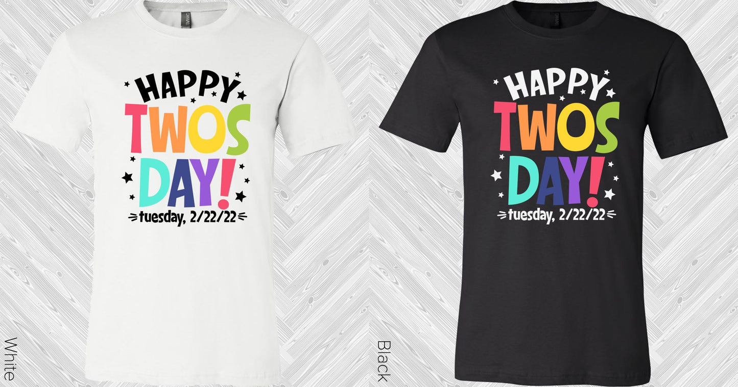 Happy Twosday Graphic Tee Graphic Tee