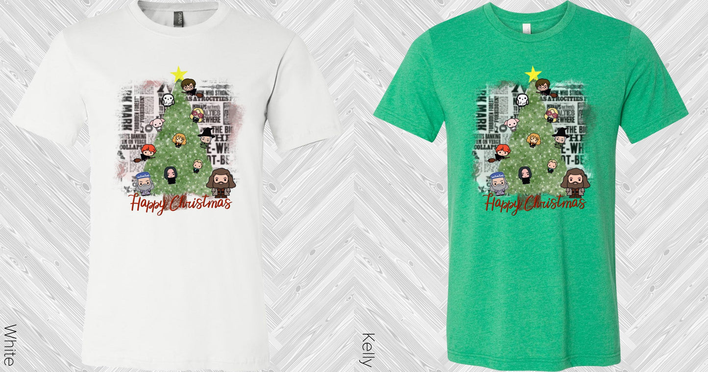 Harry Potter Happy Christmas Graphic Tee Graphic Tee