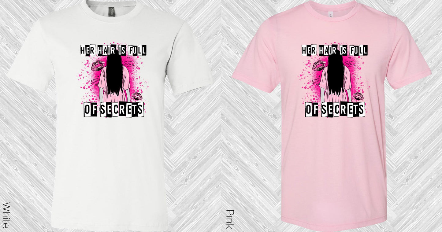 Her Hair Is Full Of Secrets Graphic Tee Graphic Tee