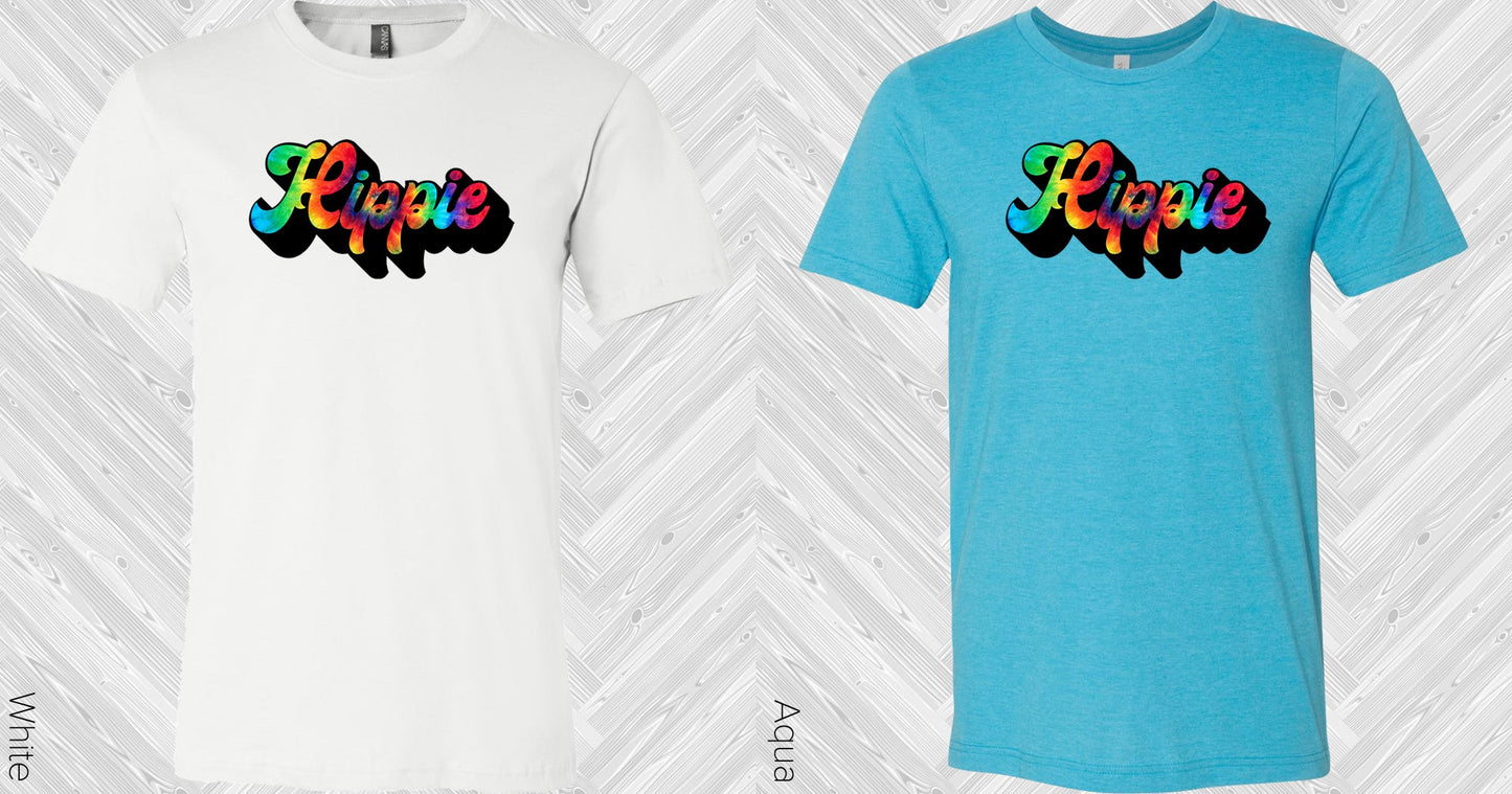 Tie Dye Hippie Graphic Tee Graphic Tee