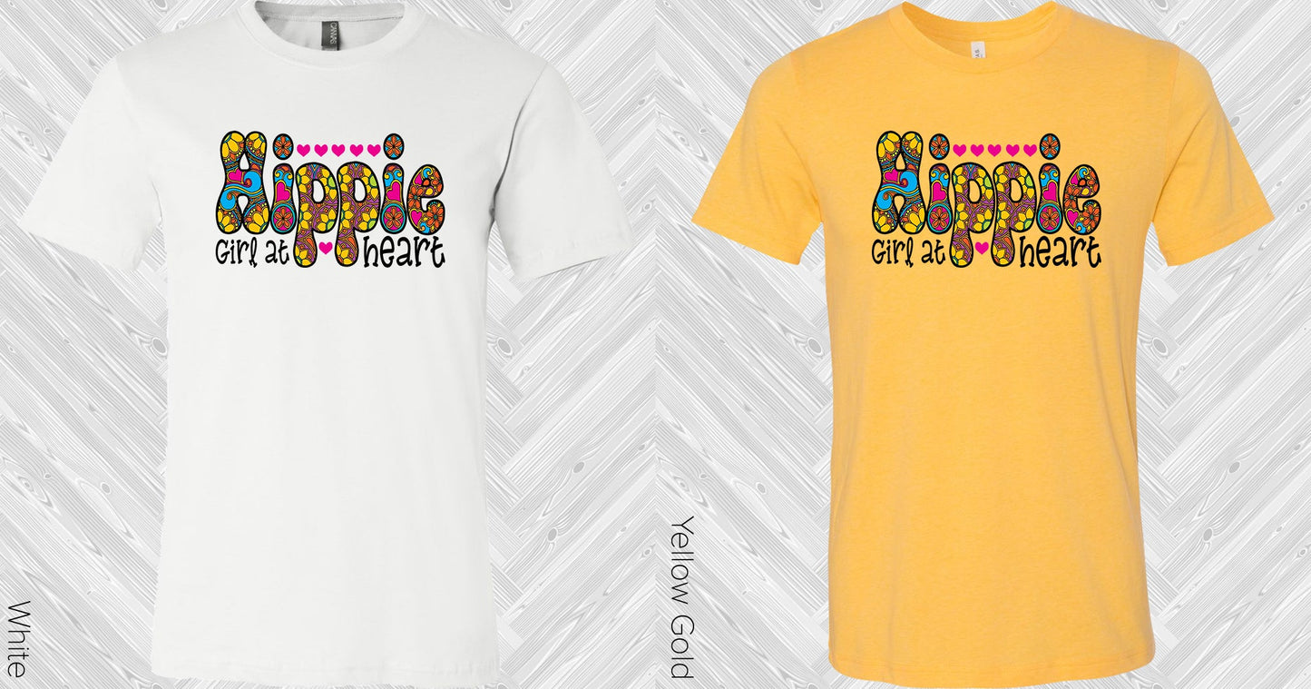 Hippie Girl At Heart Graphic Tee Graphic Tee