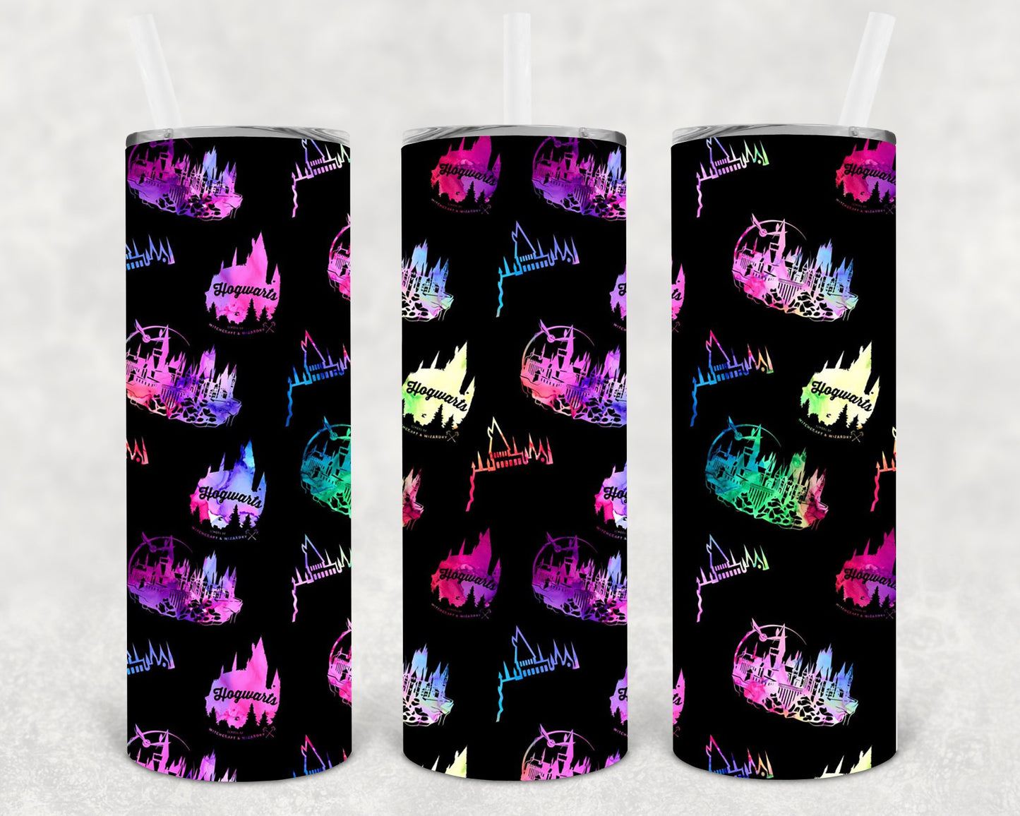 Hogwarts 20 Oz Skinny Tumbler