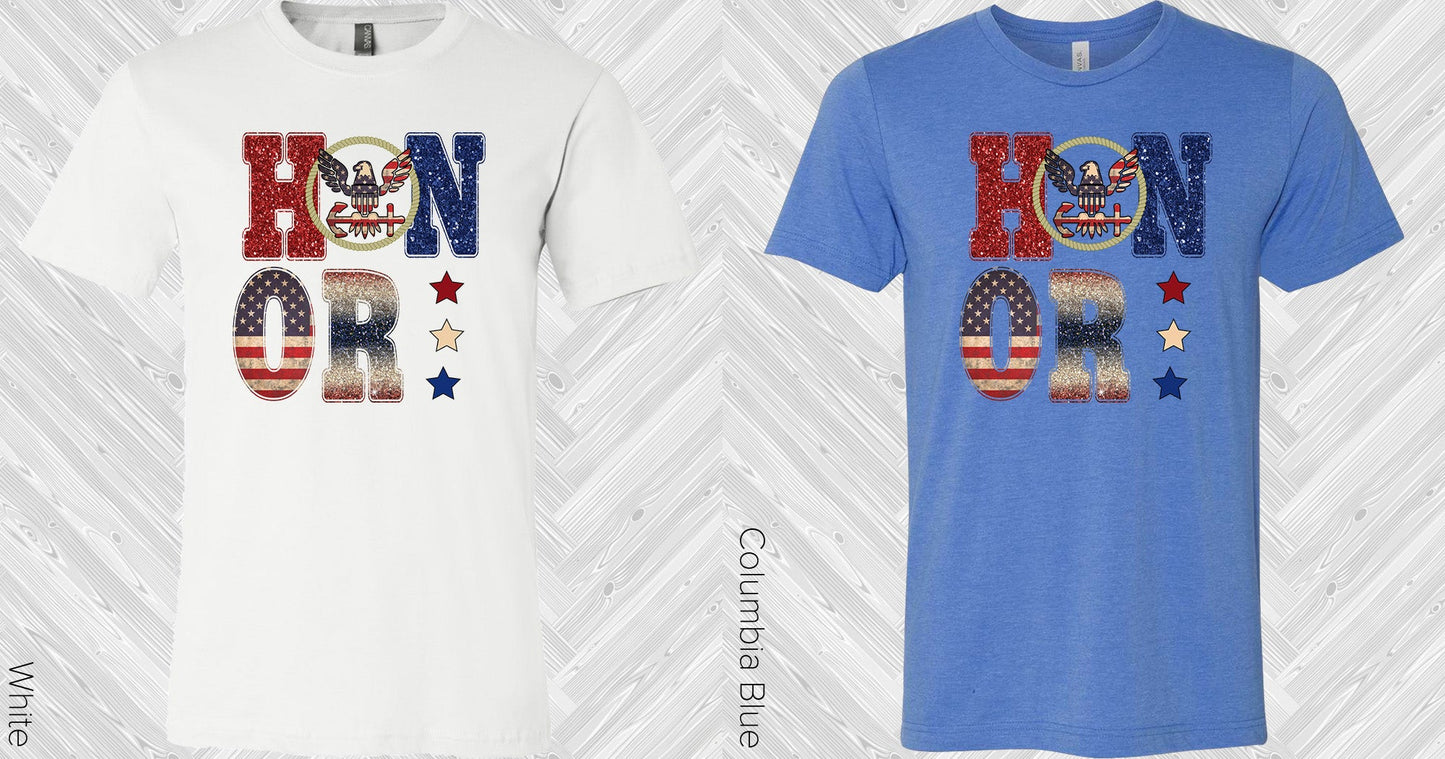Honor Navy Graphic Tee Graphic Tee