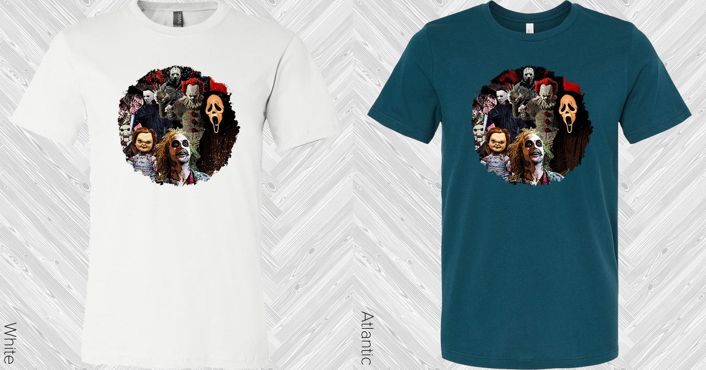 Horror Characters Graphic Tee Graphic Tee