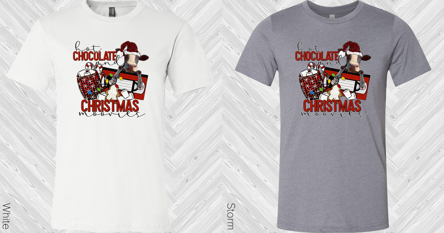 Hot Chocolate And Christmas Moovies Graphic Tee Graphic Tee