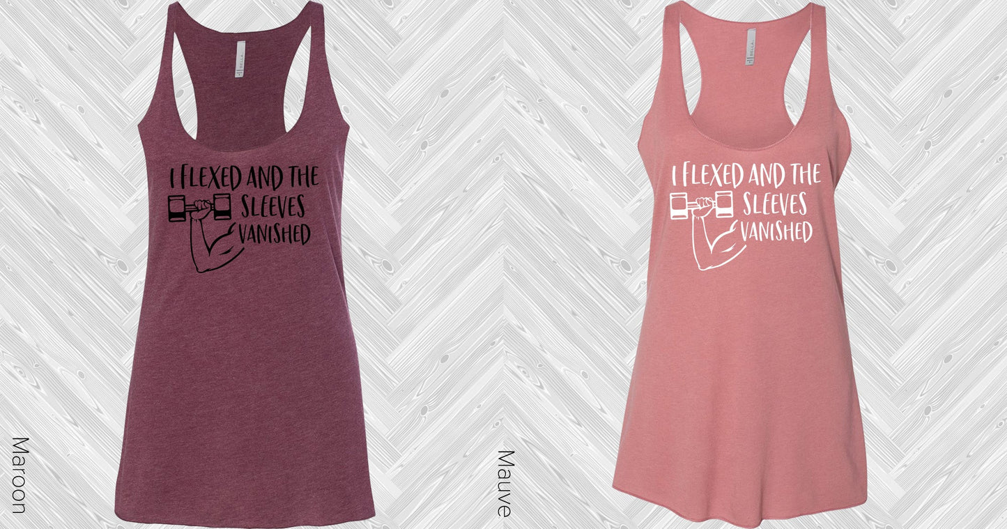 I Flexed And The Sleeves Vanished Graphic Tee Graphic Tee