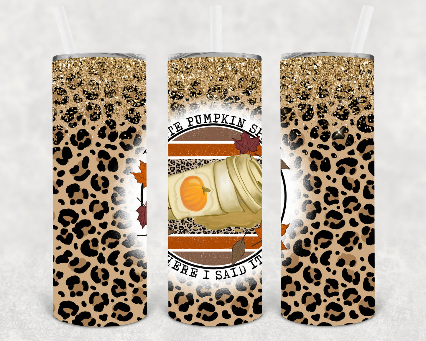 I Hate Pumpkin Spice 20 Oz Skinny Tumbler