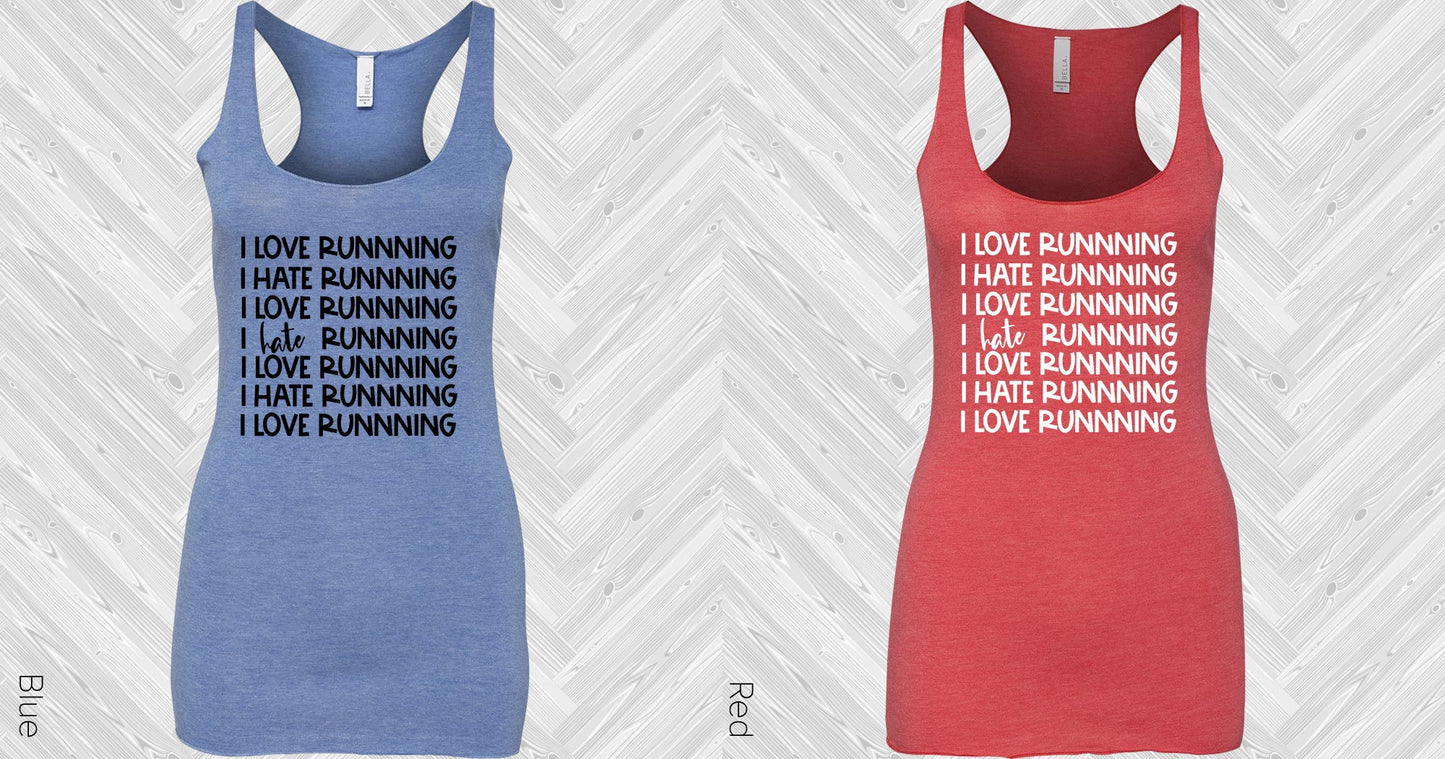 I Hate Running Graphic Tee Graphic Tee