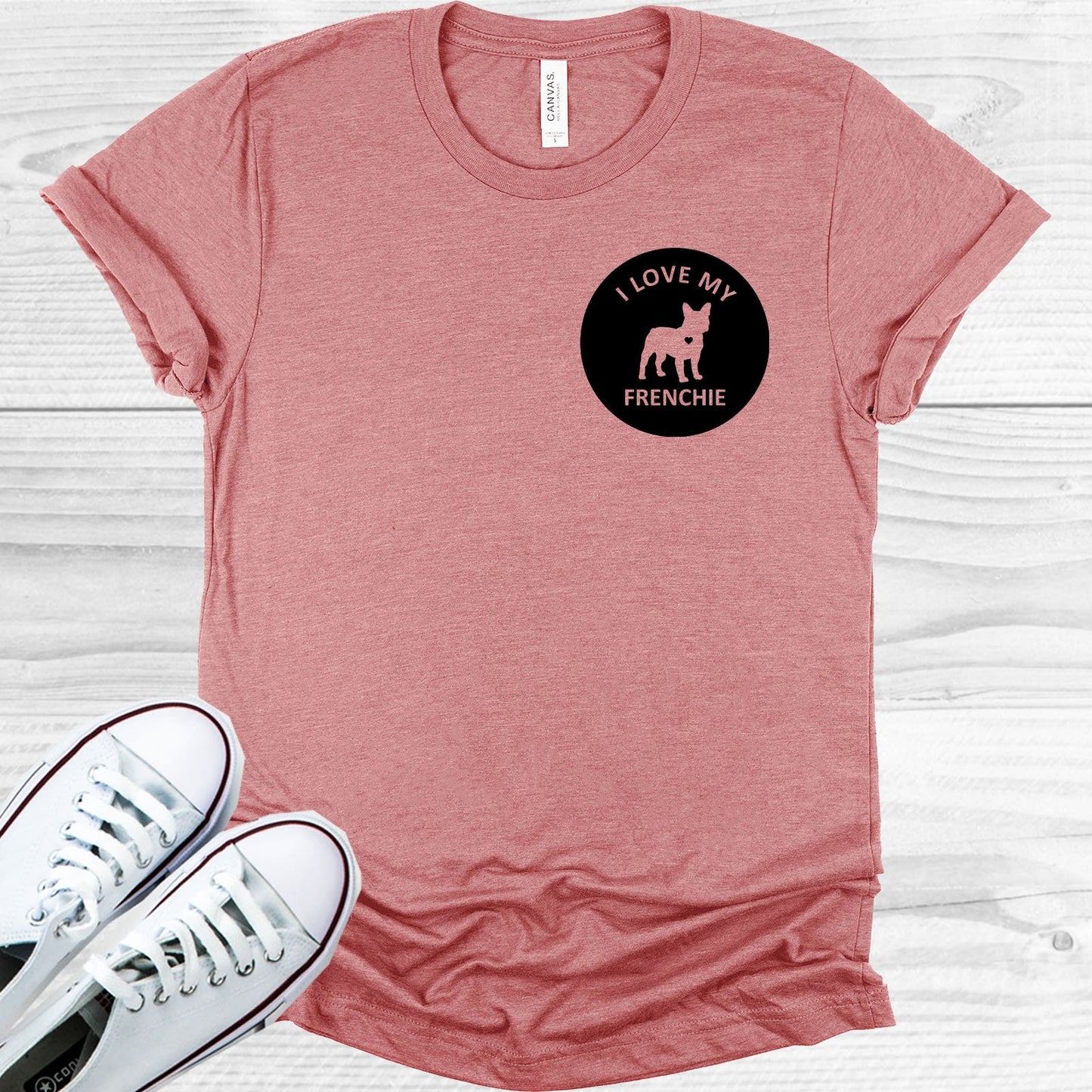I Love My Frenchie Graphic Tee Graphic Tee