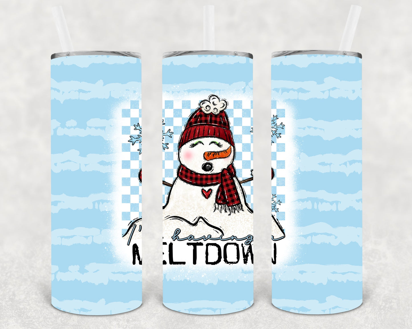 Im Having A Meltdown 20 Oz Skinny Tumbler