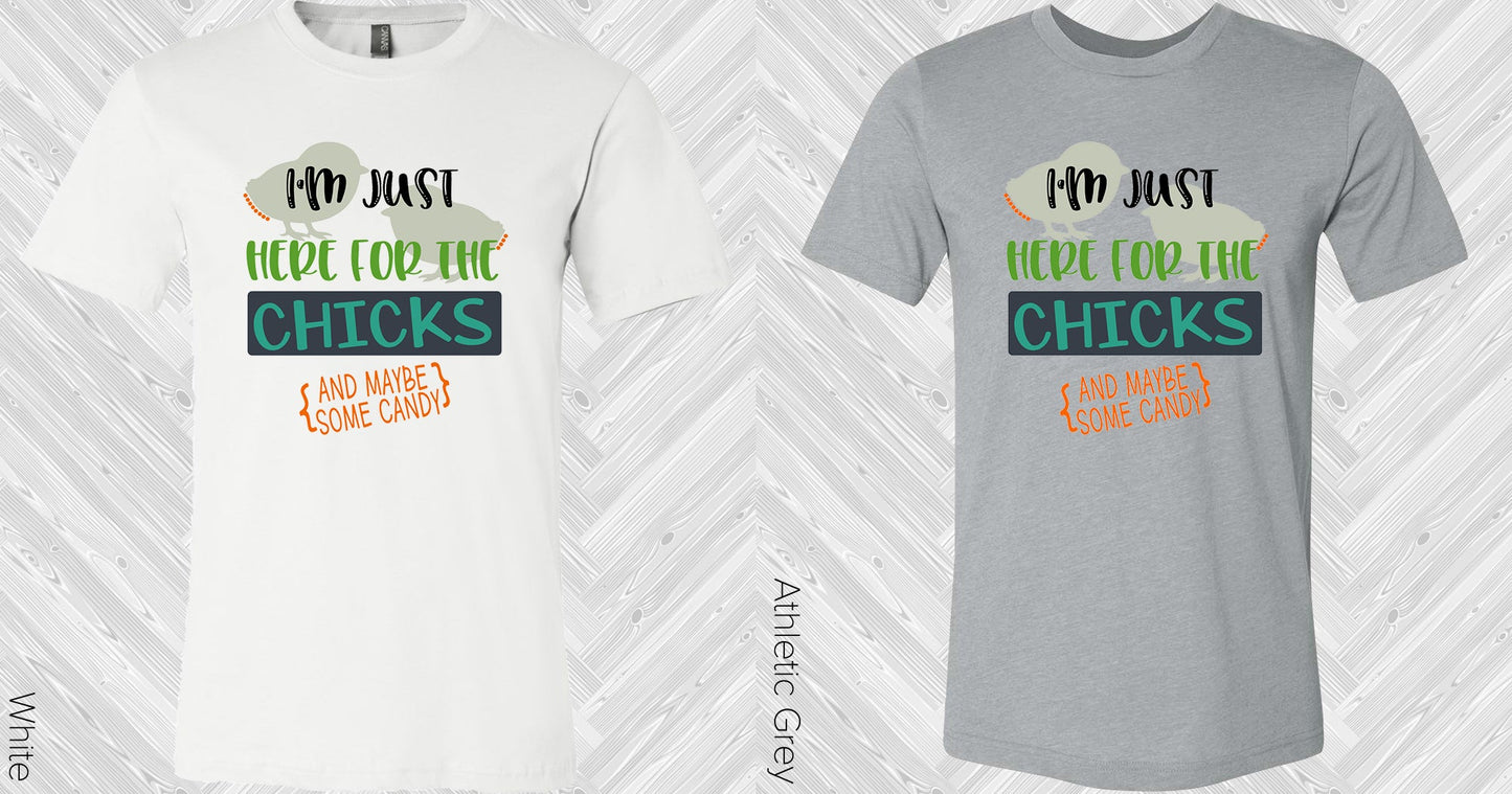 Im Just Here For The Chicks Graphic Tee Graphic Tee