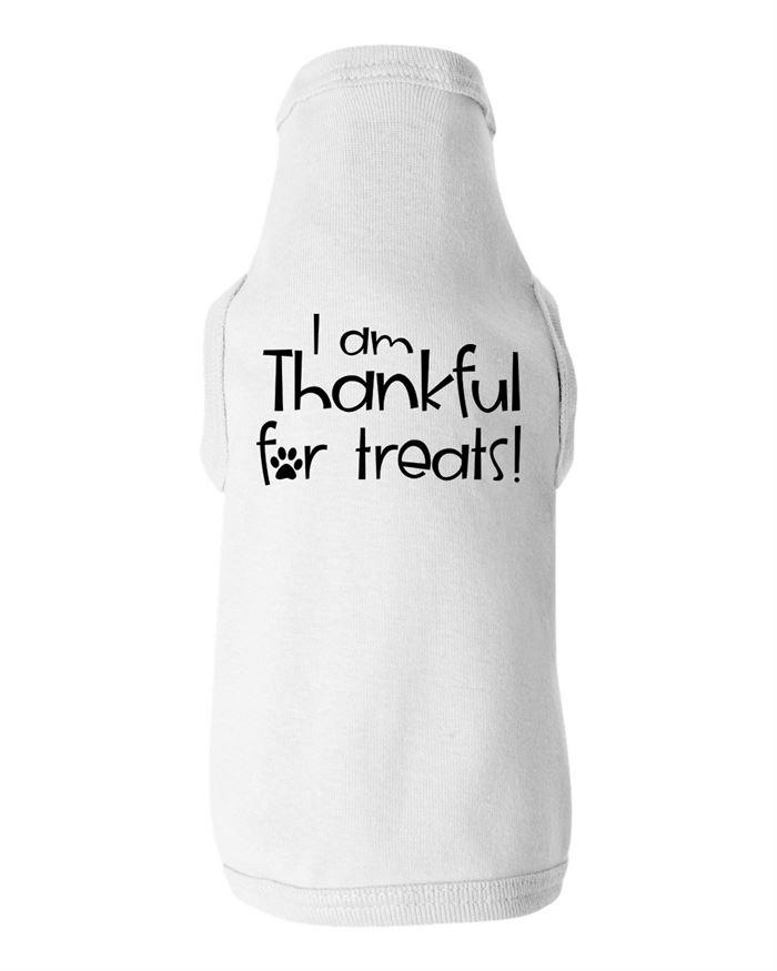I Am Thankful For Treats Dog Shirt
