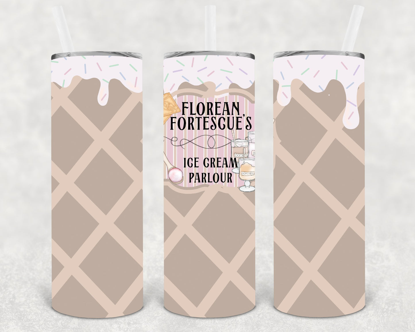 Ice Cream Parlour 20 Oz Skinny Tumbler