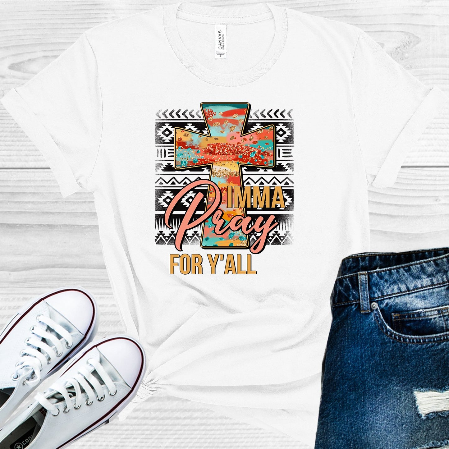 Imma Pray For Yall Graphic Tee Graphic Tee